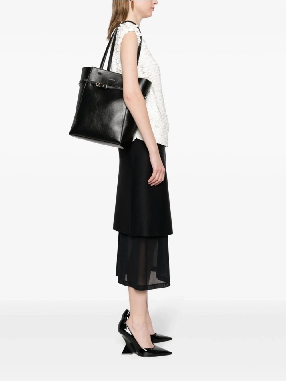 NWT Givenchy Voyou North South Tote Bag Small Black $1975